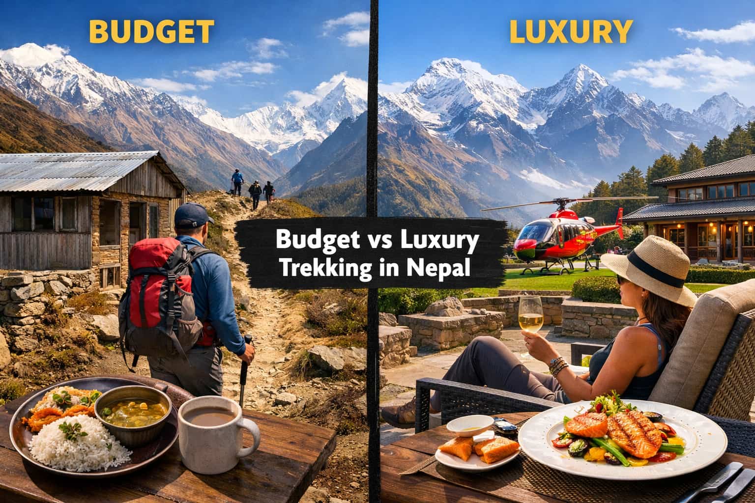 Budget VS Luxury Trekking in Nepal
