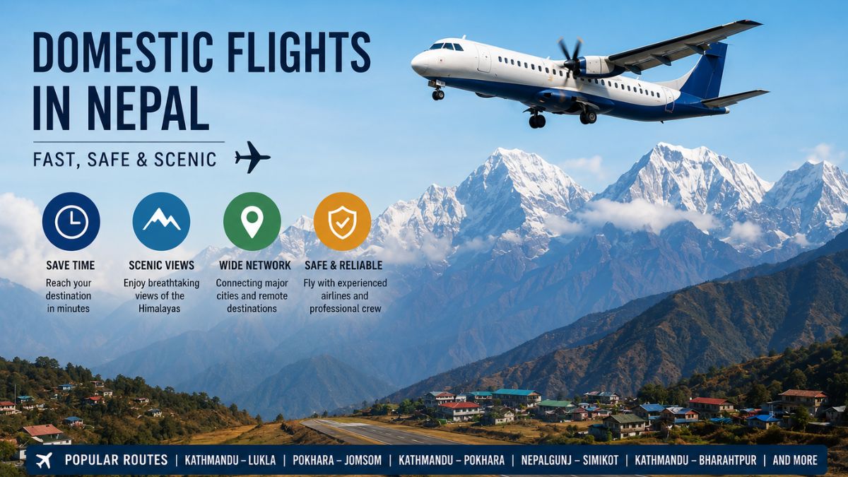 Nepal Domestic Flight Fares; Kathmandu to Lukla, Pokhara and many more