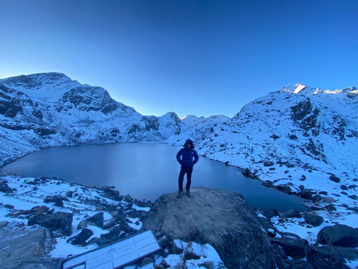 Gosaikunda Lake View from gosaikunda