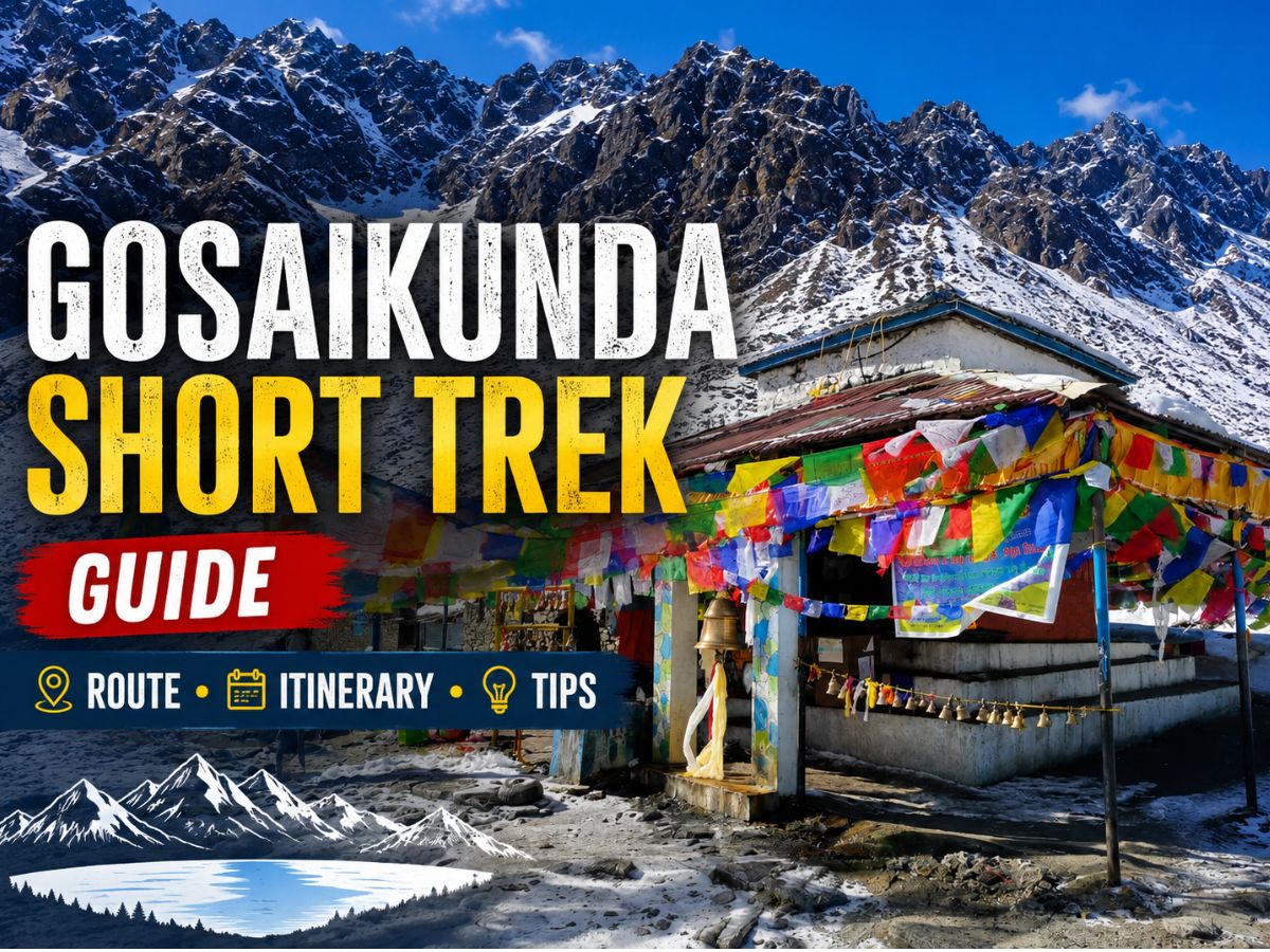 Gosaikunda Trek Route and Itinerary
