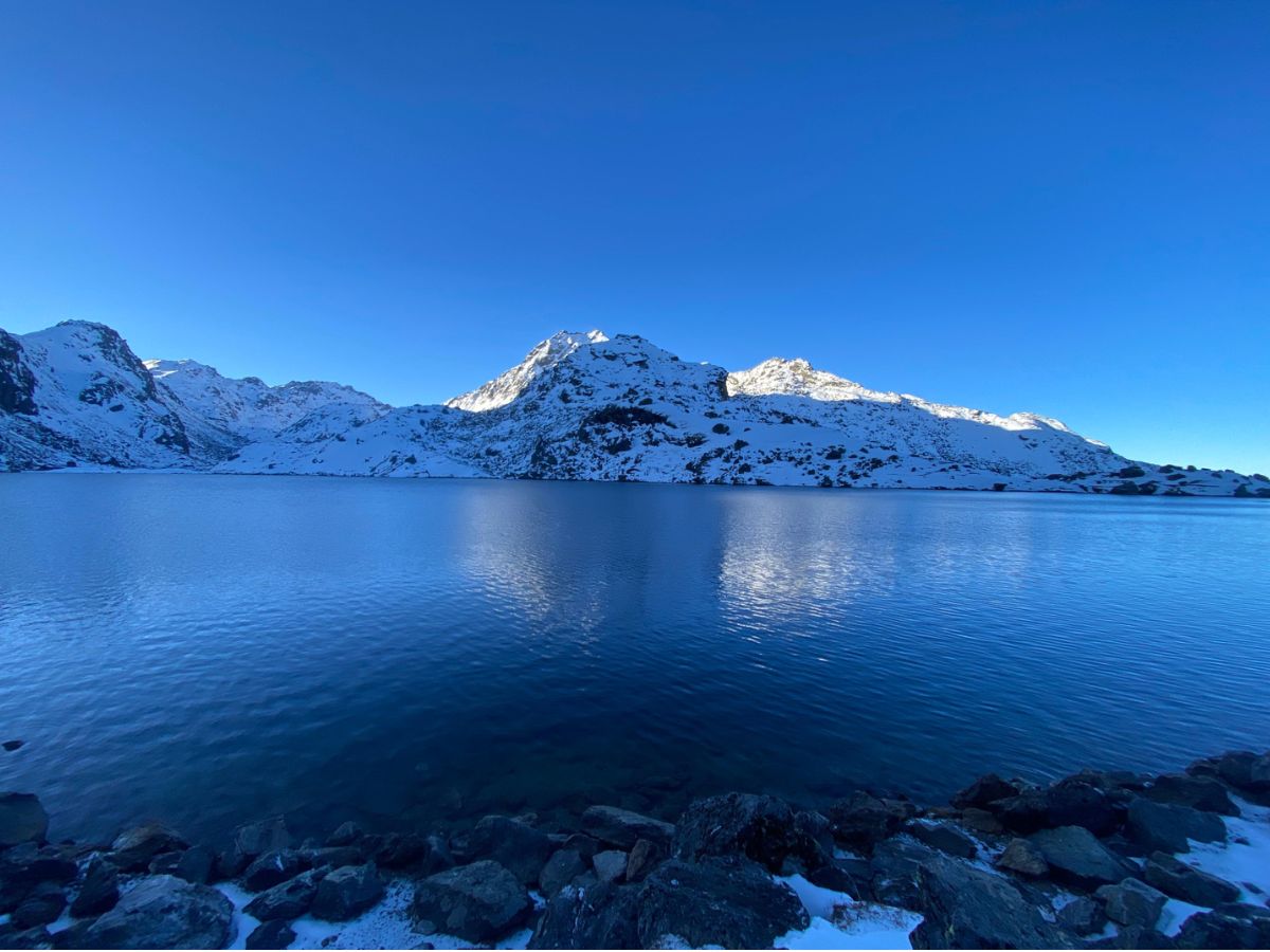 Gosaikunda Lake during Gosaikunda Lake Trek