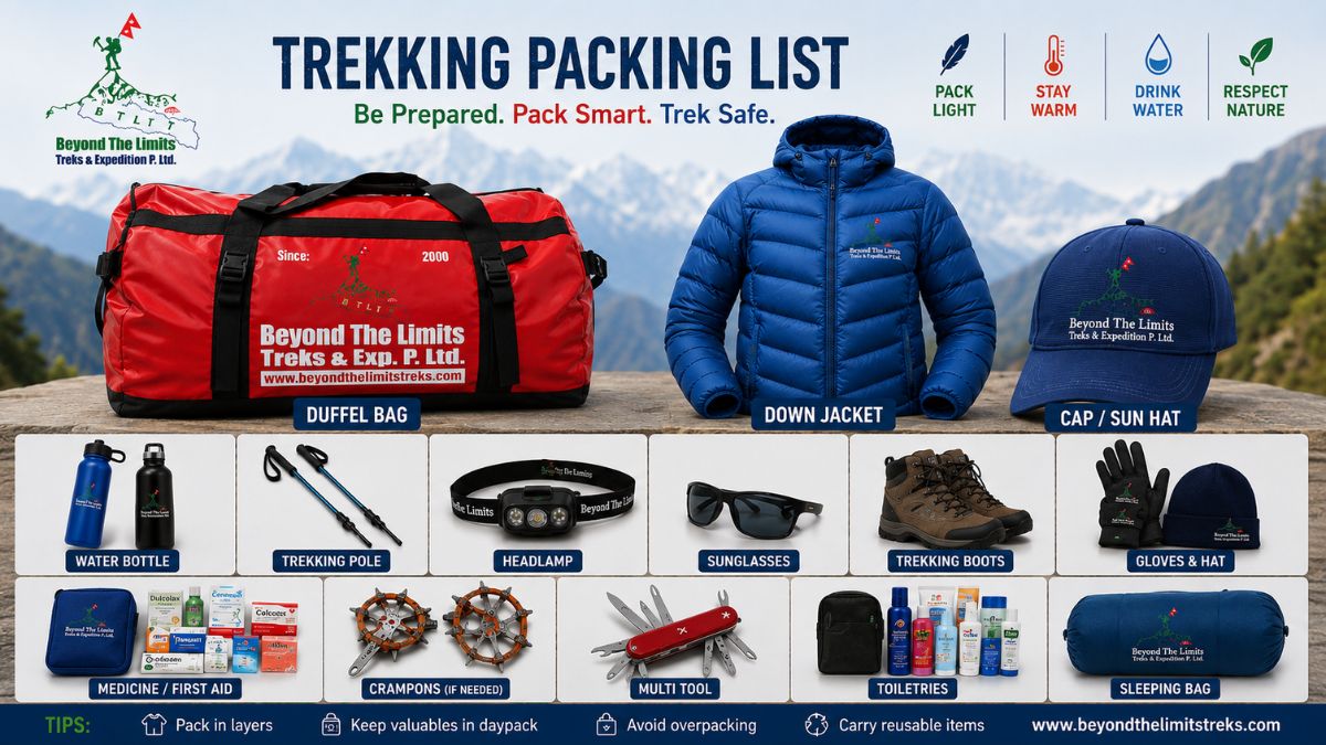 Nepal Trekking Packing List